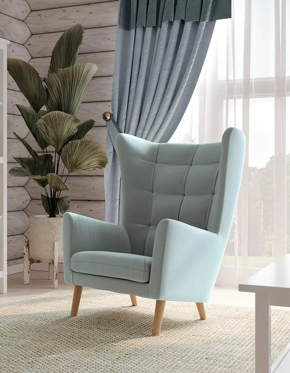Velvet Accent Chair